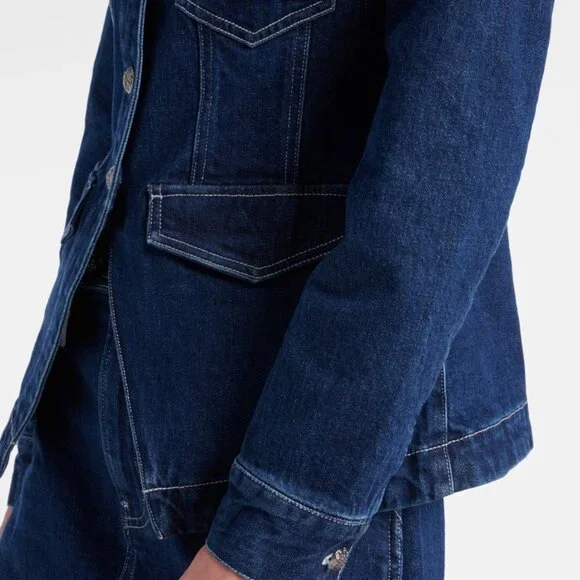 NWT: Veronica Beard Alfie Denim Jacket size S - Picture 4 of 5